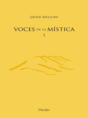 cover image of Voces de la mística I